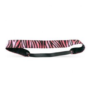Pink and Black Zebra Print Headband